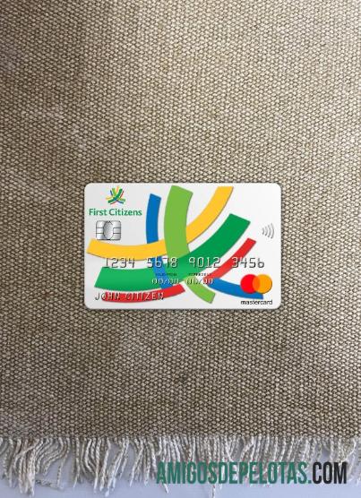 Barbados First Citizens Bank Mastercard Photolook Frente modelo